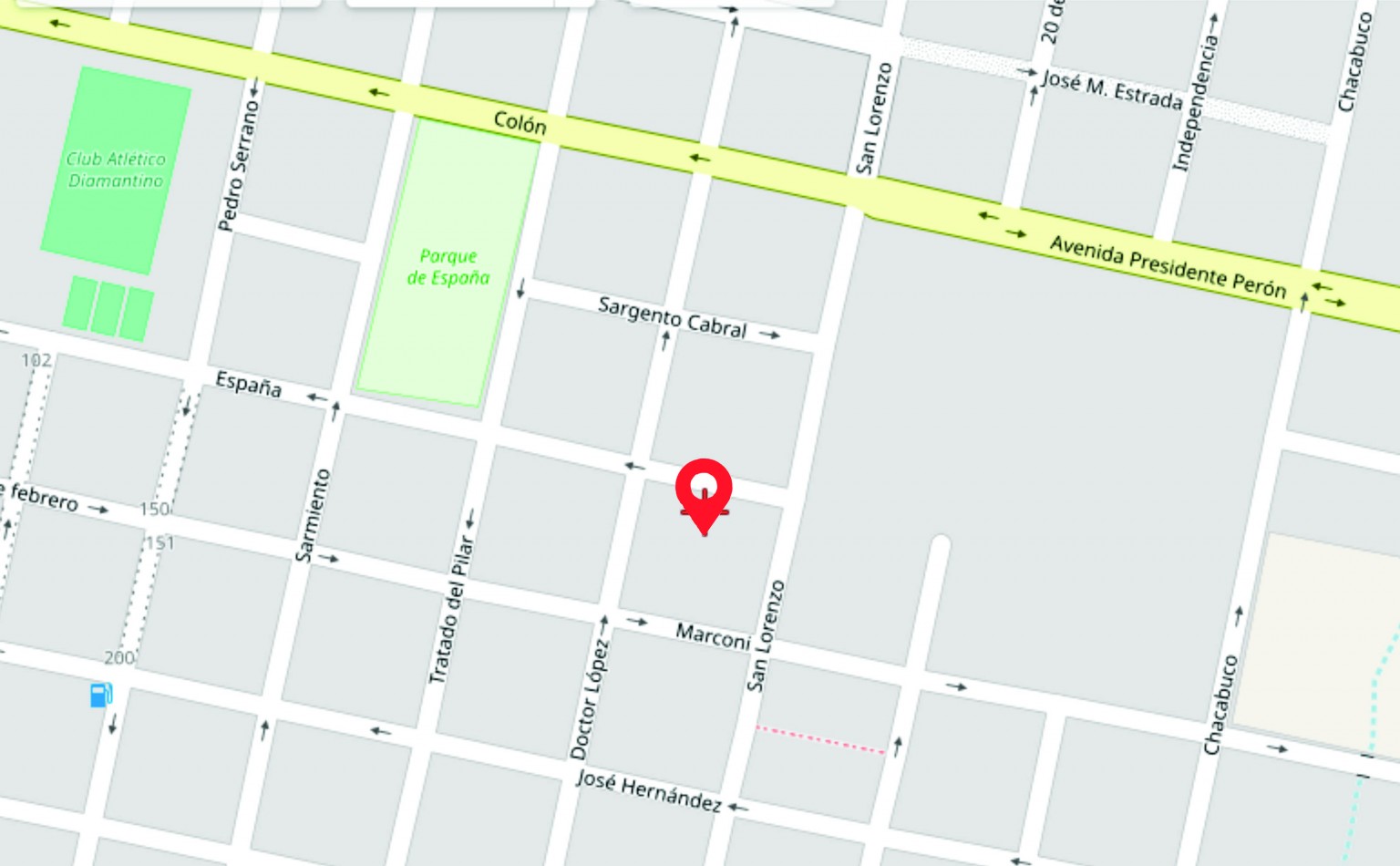 Localidad de Diamante 