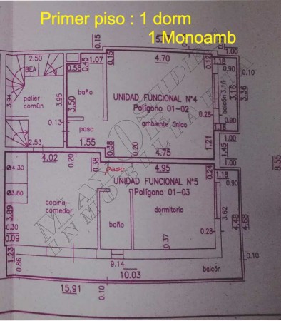 VENTA EXCLUSIVA EDIFICIO CON 6 UNIDADES FUNCIONALES 