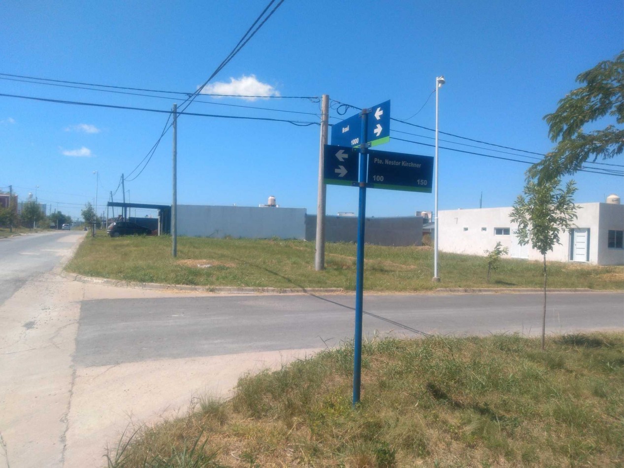 Lote en esquina 