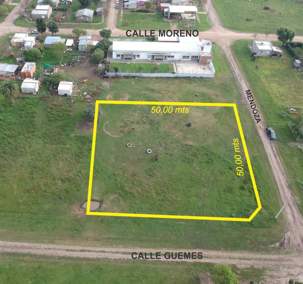 Fraccion de 2.500m2  Pueblo Hernandez
