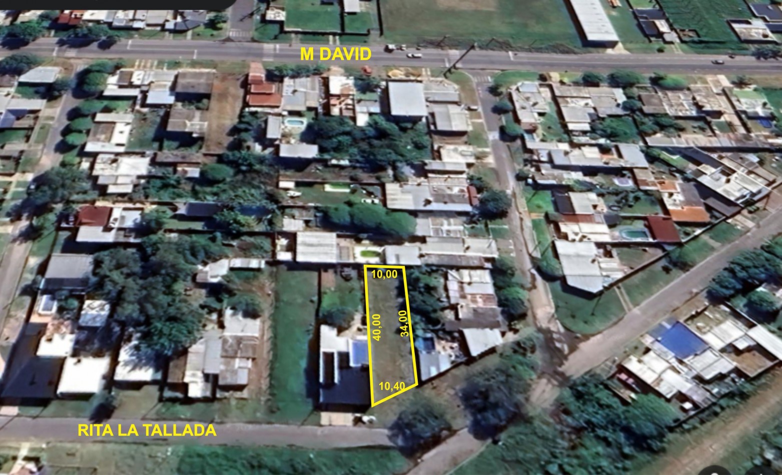 Lote a 2 cuadras de Av Zanni 
