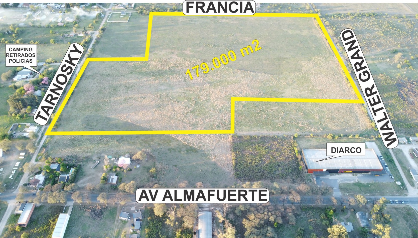 180.000 m2 Ingreso a Parana 